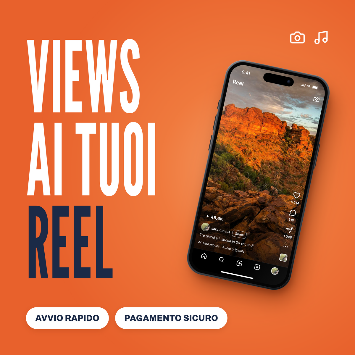 Instagram visualizzazioni al reel